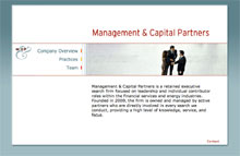 Management & Capital Partners' home page